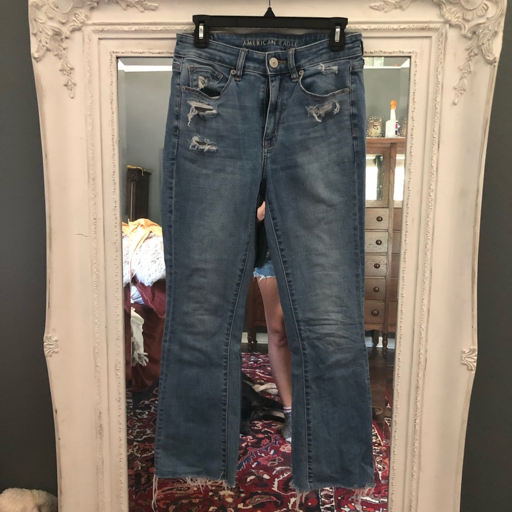 American Eagle kick flare jeans